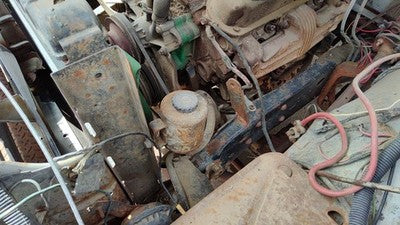 1985-1993 Dodge Ram W250 Power Steering Fluid Remote Reservoir Tank Oem 360