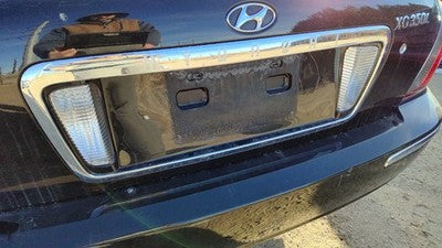 2005 Hyundai Xg350 License Plate Trim Surround Panel Oem Tail Trunk Finish