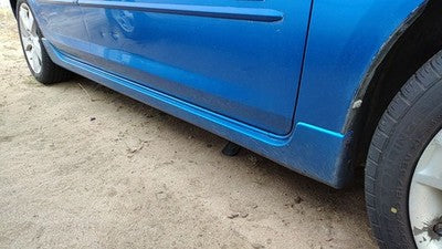 04-06 3 Passenger Right Lower Rocker Panel Moulding Side Skirt 27B Winning Blue
