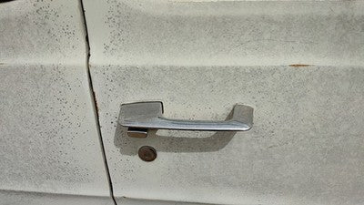 1974 Dodge Van B200 Passenger Right Front Outside Door Handle Oem White
