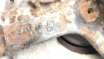 1980-1985 Olds 88 Passenger Right Front Spindle Steering Knuckle With Wheel Hub