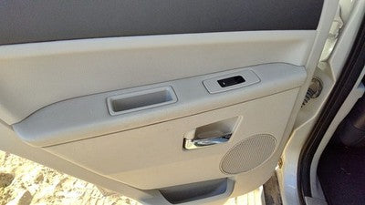 08-10 Grand Cherokee Driver Left Rear Door Trim Panel With Switches Back Gray D1