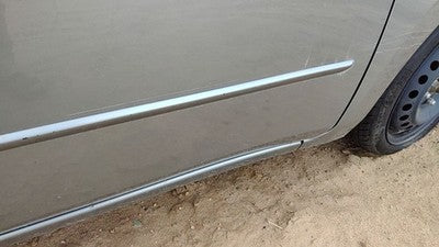 07-09 Nissan Sentra Passenger Right Front Moulding From Door Trim Strip Gray K36