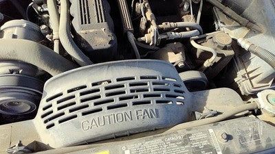1994 Jeep Grand Cherokee Radiator Cooling Fan Shroud Oem Plastic Housing 4.0L
