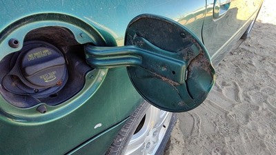 2000-2007 Ford Taurus Fuel Tank Door With Hinge Gas Lid Filler Su Tropic Green