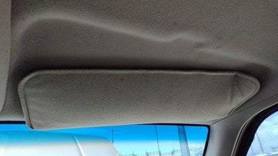 1997 Silverado 2500 Passenger Right Sun Visor Oem Tan 52D