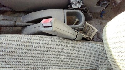 1997 Ford Aspire Driver Left Front Seat Belt Buckle Receiver Oem Gray