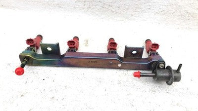 00-02 Nissan Sentra Complete Fuel Rail With Injectors Set Loaded Oem 1.8L Gxe