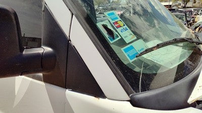 2012 Chevy Express Van Passenger Right Moulding From Fender Trim Strip White 50U