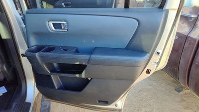 2009 Pilot Passenger Right Rear Door Trim Panel With Switches Back Gray/Blue Gr