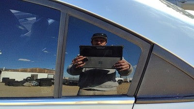 13-14 Chevy Cruze Driver Left Rear Vent Window Back Door Glass With Frame Oem