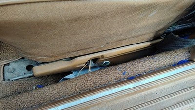 1980 Mercedes 300Td Driver Left Side Seat Trim Panel Oem Brown