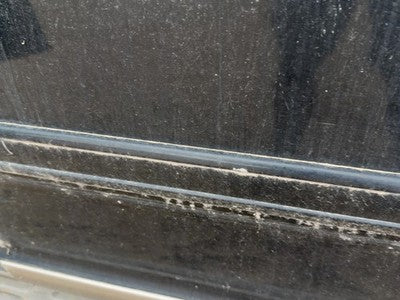 97-02 Ford Expedition Driver Left Rear Upper Moulding From Door Oem Back Black
