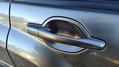 04-11 Endeavor Passenger Right Rear Outside Door Handle Back C04 Mineral Beige