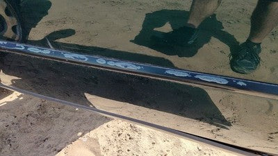 98-04 Cadillac Seville Driver Left Front Moulding From Door Oem Trim Strip Green