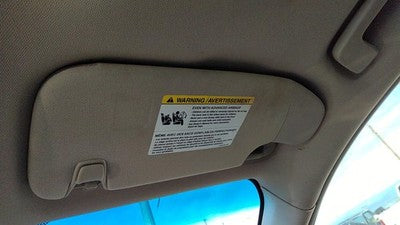 2010-2012 Ford Fusion Passenger Right Sun Visor Oem Ae5z5404104aa