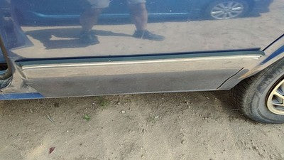1994 Olds Cutlass Ciera Driver Left Rear Moulding From Door Back Trim Strip Blue