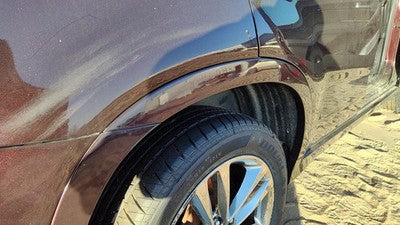 11-15 Kia Sorento Passenger Right Rear Wheel Flare Moulding Back Ir Dark Cherry