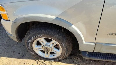 02 Ford Explorer Driver Left Front Wheel Flare Moulding Oem Fender Silver Ts