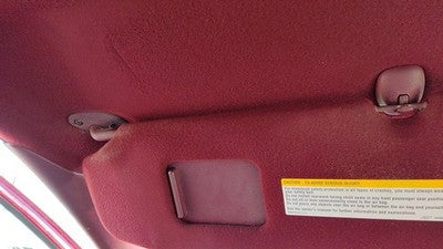 1995 Chevy Lumina Driver Left Sun Visor Oem Red