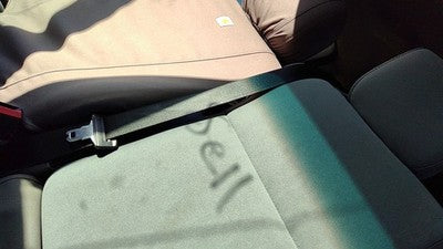 2011-2016 Ford F250 Middle Center Front Seat Belt Retractor Oem Shoulder Gray 3S