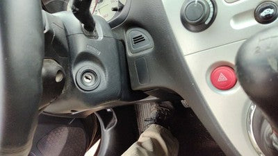 02-05 Civic Hatchback Si Steering Column Trim Surround Collar Plastic Black Bk