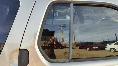 00-04 Nissan Xterra Passenger Right Rear Vent Window Back Door Glass With Frame