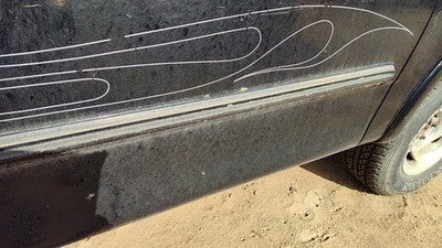 97 98 Ford F150 Passenger Right Front Moulding From Door Oem Trim Strip Black Ua