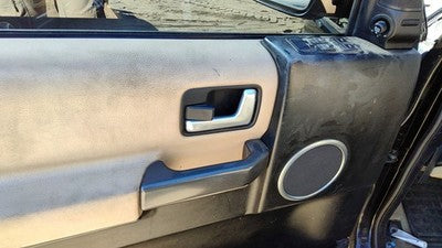05-09 Rover Lr3 Driver Left Front Inside Door Trim Panel With Master Switch Tan