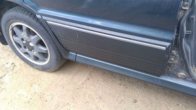 91 Mitsubishi Galant Vr4 Passenger Right Rear Moulding From Door Back Trim Green