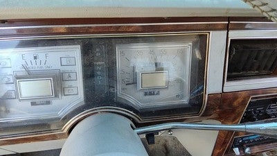 82-87 Grand Marquis Trim Bezel Around Speedometer Oem Dash Surround Panel Gray