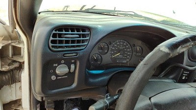 98-02 S10 Pickup Trim Bezel Around Speedometer Oem Dash Surround Panel Gray 12D