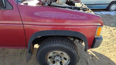 1989-1997 Nissan Hardbody Passenger Right Front Fender Oem 4X4 Red 6311294G35
