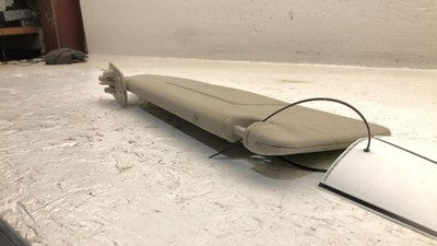 2007-2013 Gmc Sierra 1500 Passenger Right Sun Visor Oem Gray 88B 22850292