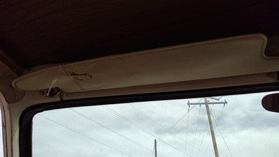 1974 Dodge Van B200 Driver Left Sun Visor Oem
