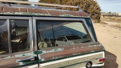 1984-1991 Jeep Grand Wagoneer Driver Left Rear Quarter Glass Back Side Window