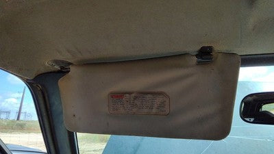 1997 Suzuki Sidekick Driver Left Sun Visor Oem Gray Gri