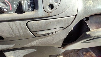 1997-2004 Ford F150 Slide Out Dash Mounted Cup Holder Assembly Oem Gray C2