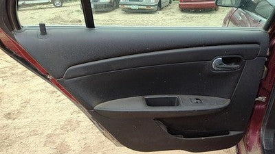 08-10 Malibu Driver Left Rear Inside Door Trim Panel Wth Switches Back Black 19c