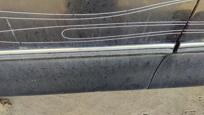 1997-1998 Ford F150 Driver Left Front Moulding From Door Oem Trim Strip Black Ua