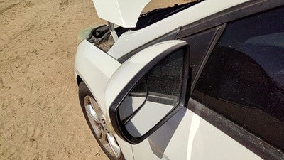12-14 Focus Ford Focus Driver Left Power Side Mirror Door Mounted Oem White Yz