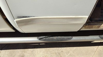 07 08 Silverado 2500 Passenger Right Rear Moulding Door Back Trim White 50U