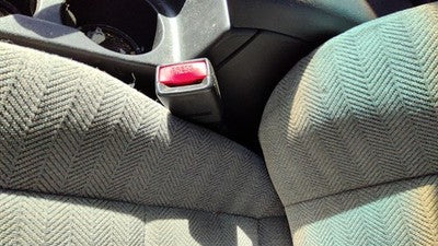 2002-2005 Subaru Legacy Driver Left Front Seat Belt Buckle Receiver Oem Gray