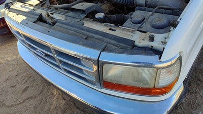 1992-1996 Ford F150 Complete Header Panel Grille Headlights Turn Signal Assembly