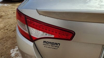 11-13 Kia Optima Sx Driver Left Tail Light Brake Lamp Oem Rear Inner Lid Mounted