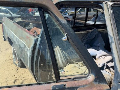 78-86 D150 Passenger Right Front Vent Window Small Door Glass With Frame Oem