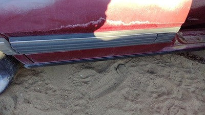 1990 Olds 88 Passenger Right Rear Moulding From Door Oem Back Trim Strip