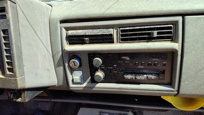 1986-1994 S10 Blazer Trim Bezel Around Radio Surround Dash Panel Oem Gray