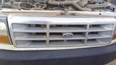 1992-1997 Ford F450 Front Grille Oem Chrome F4tz8200a