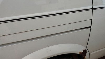 1993 Gmc Safari Right Rear Sliding Door Roller Cover Trim Panel Moulding White